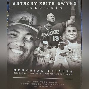 🎄🍍Tony Gwynn Memorial Handout